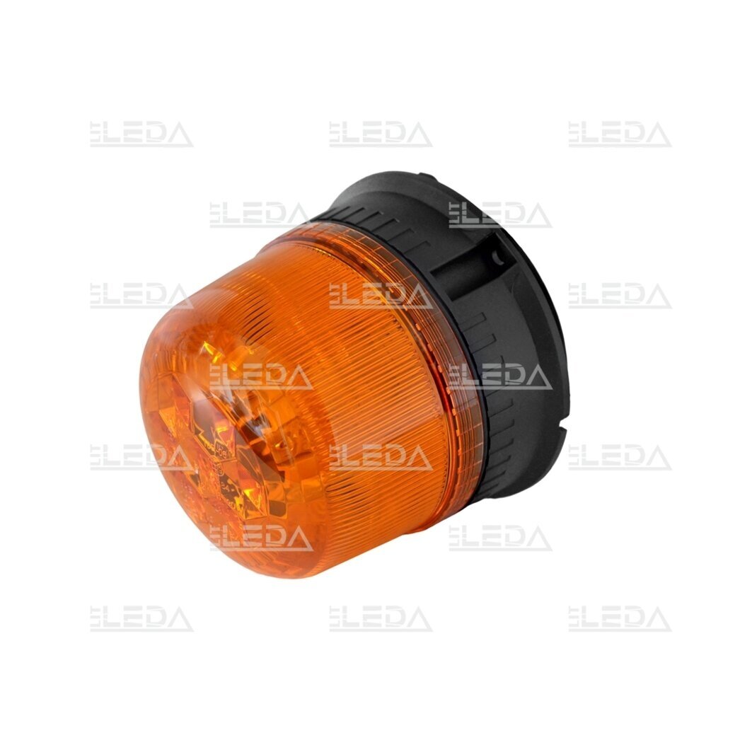 LED beacon amber, diamond, with magnet and screwed, 12/24V