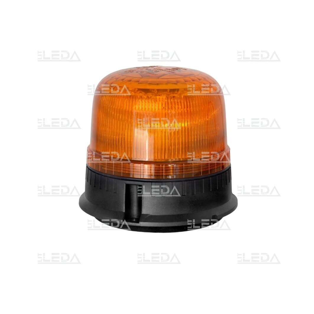 LED beacon amber, diamond, with magnet and screwed, 12/24V